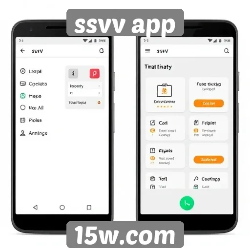 Análise da interface do usuário do ssvv app